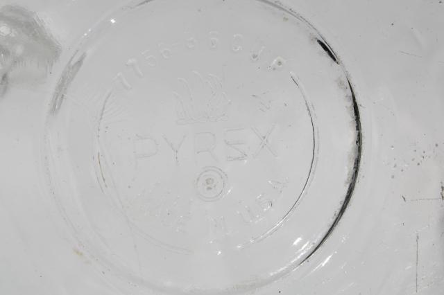 vintage Pyrex flameware 7756-B stovetop percolator, clear glass coffee pot