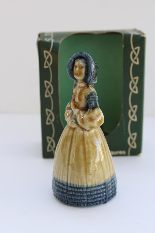 vintage Rose of Tralee Irish character figurine, Wade china made in Ireland 