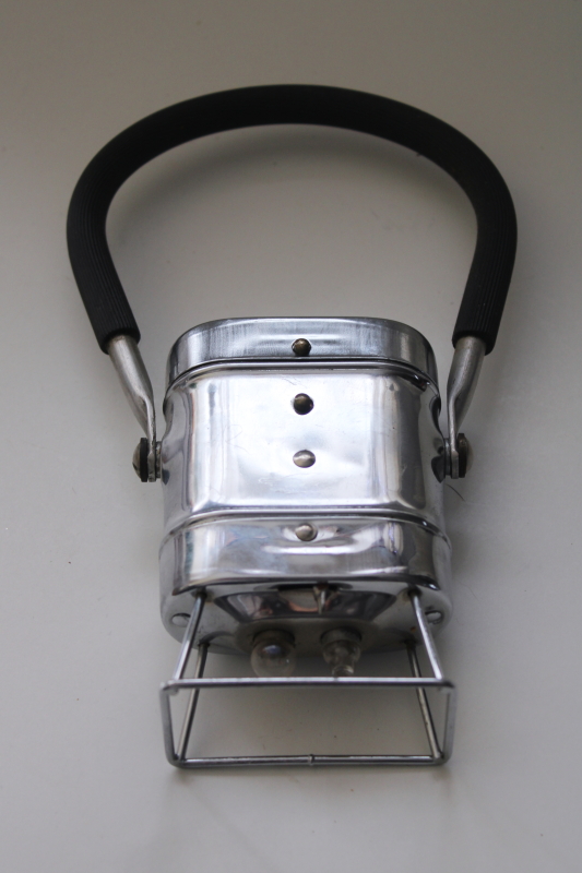 vintage Streamline lantern, untested battery light camping lamp or flashlight