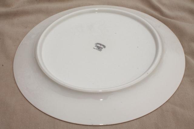 vintage Syracuse china Governor Clinton pattern, large charger plate or ...