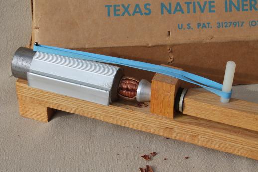 vintage Texas Native Inertia Nutcracker #999 w/original box pecans walnuts etc.