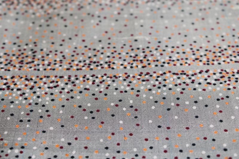 vintage Thai silk hand woven pure silk fabric, champagne color w/ tiny dots