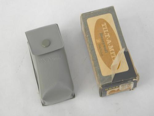 vintage Tilt-A-Mite photo camera flash unit w/original box&case