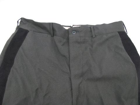 vintage US Army green uniform jacket/tunic & pants - size 40 XL