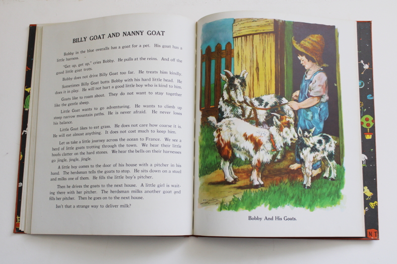 vintage Watty Piper The Brimful Book Mother Goose rhymes  stories 1930s 
