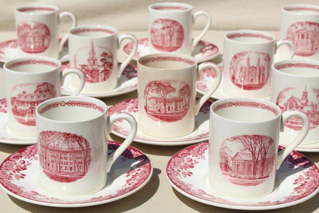 https://laurelleaffarm.com/item-photos/vintage-Wedgwood-demitasse-coffee-cups-saucers-pink-red-transferware-Harvard-scenes-tercentenary-Laurel-Leaf-Farm-item-no-m5556-1.jpg