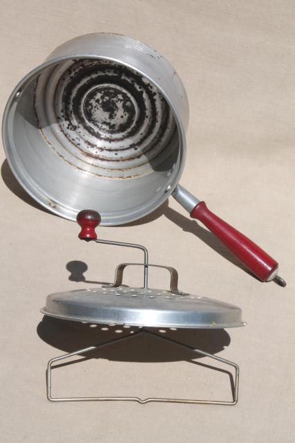 VTG WEST BEND Stove Top Popcorn Popper Aluminum