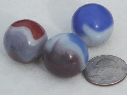 Red Marbles lot of 29. #337
