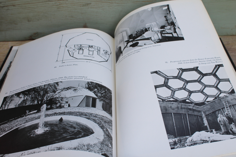 vintage architectural design geodesic  tensegrity structures R Buckminister Fuller 1962