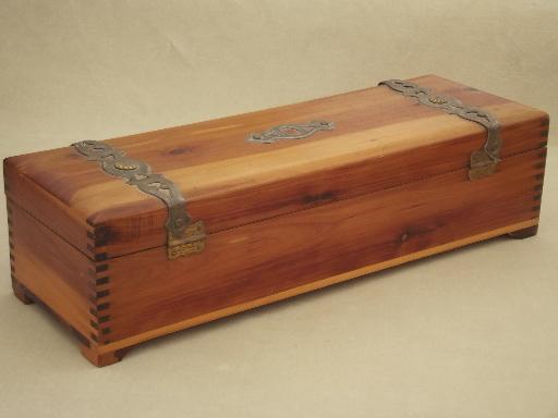vintage cedar chest  jewelry box, a tiny trunk for treasures! 