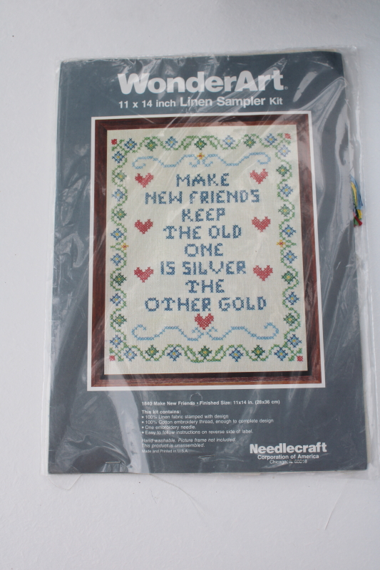 Stamped Cross Stitch including many discontinued kits