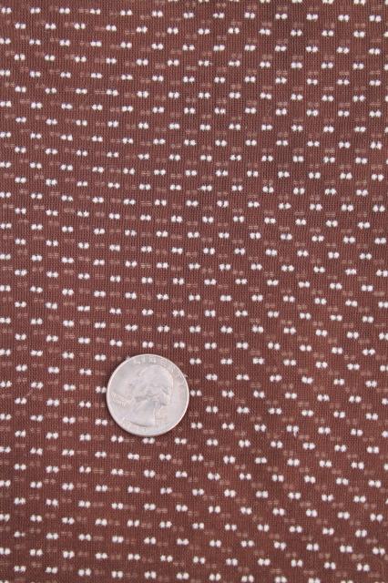 vintage dotted swiss sheer soft light cotton fabric w/ embroidered dots