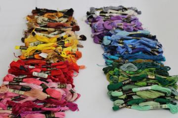 vintage embroidery floss lot 300 plus skeins cotton thread DMC, Coats  other labels