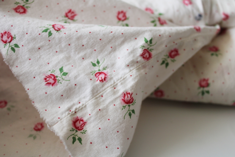 vintage floral quilt print comforter cover, cotton fabric for quilting ...