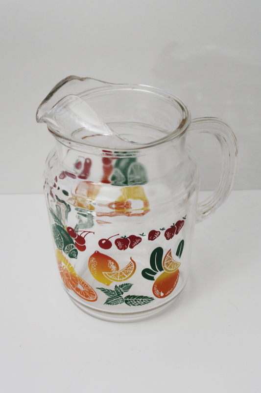 https://laurelleaffarm.com/item-photos/vintage-fruit-punch-print-glass-lemonade-pitcher-retro-kitchen-glassware-Laurel-Leaf-Farm-item-no-rg121270-1.jpg