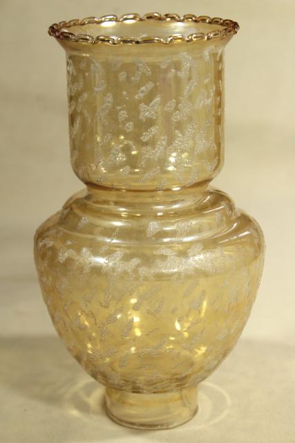Vintage Glass Hurricane Chimney Lamp, Vintage Glass Hurricane Lamp Shades