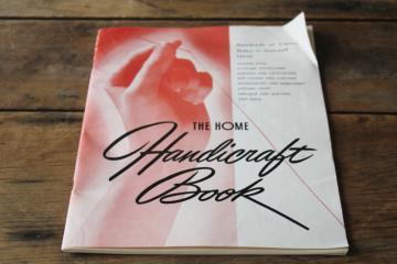 vintage handicrafts needlework book 1940 Proctor  Gamble giveaway, fashion  home decor projects