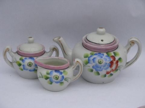 doll size tea set