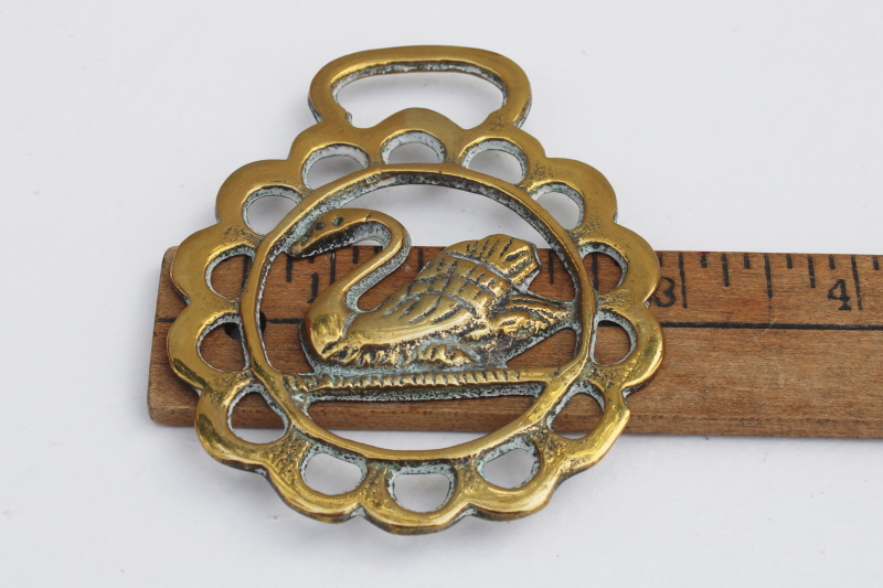 https://laurelleaffarm.com/item-photos/vintage-horse-harness-brass-ornament-solid-brass-medallion-swan-English-country-decor-Laurel-Leaf-Farm-item-no-wr0517166-3.jpg