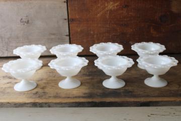Milk Glass Vases Candlesticks Candy Dishes Pitchers Covers Bowls etc 