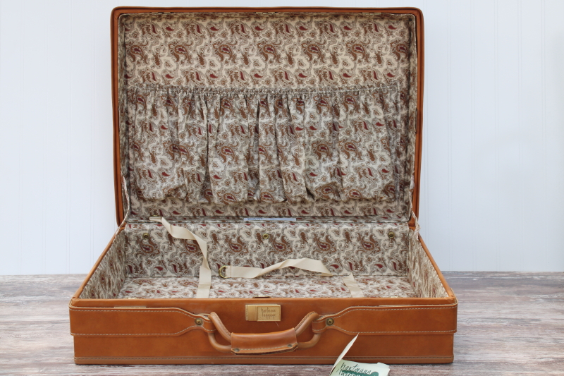vintage hartmann leather suitcase