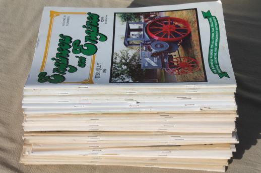 vintage magazine back issues lot farm collector tractor equipment & antique engine magazines