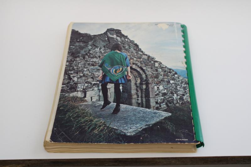 vintage music book, 1000 Irish songs and dances, jigs, folk & patriotic music of Ireland