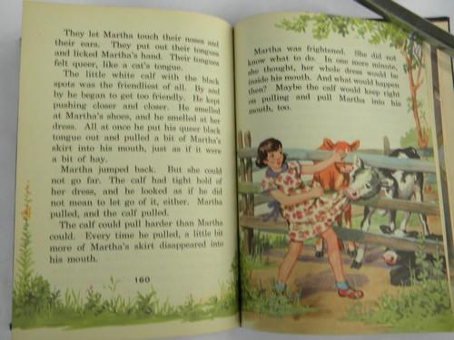 vintage old 1942 child's reader The Five-and-a-Half Club color pictures