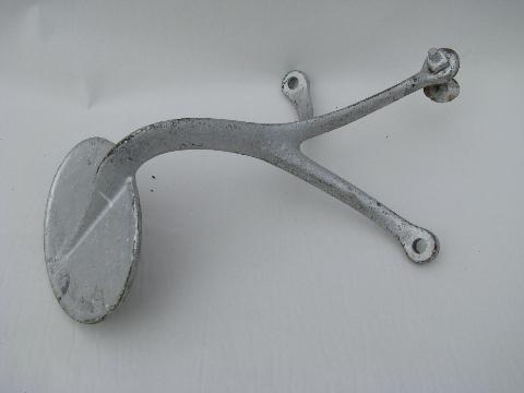 vintage old cast iron peddle step for a horse drawn buggy