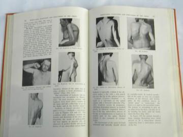 vintage old illustrated medical book w/lots of photos of abnormalities