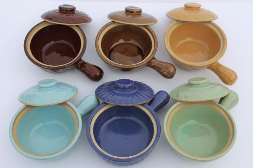 https://laurelleaffarm.com/item-photos/vintage-pottery-onion-soup-bowls-stick-handle-casserole-dishes-lids-Laurel-Leaf-Farm-item-no-s101640-3.jpg