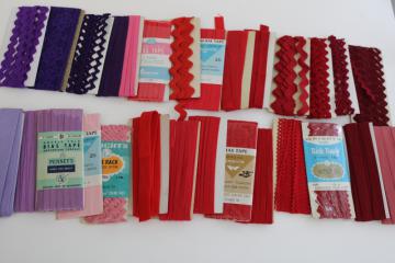 vintage stocking garters w/ tags, lingerie sewing notions for