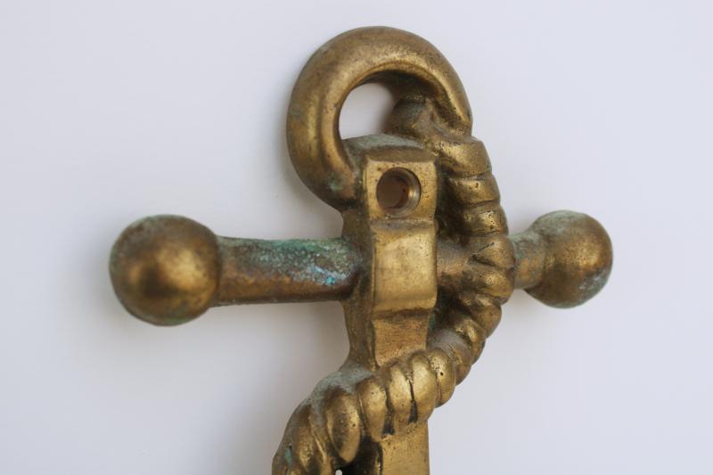 SOLID BRASS NAUTICAL COLLECTIBLE  ANCHOR 