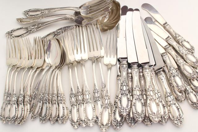 Towle King Richard Sterling Silver 5 Piece Place Setting Lunch Size 