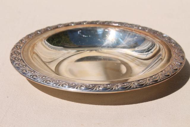 vintage tin tray, silver plated trays, collection of small serving trays, candle trays etc.