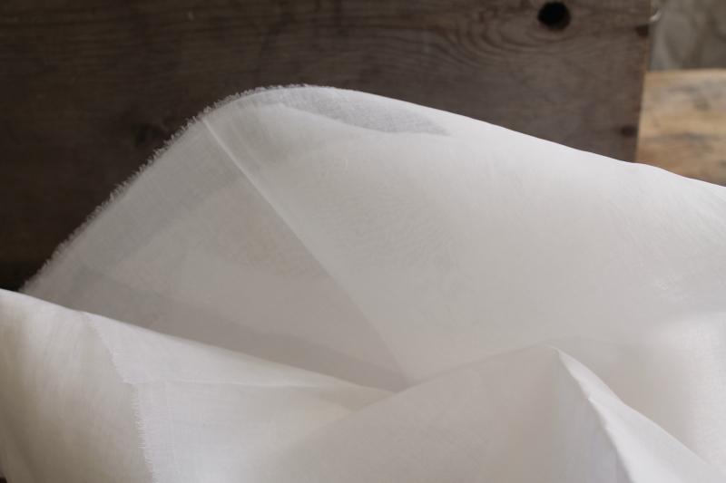 White Cotton Organdy - Renaissance Fabrics