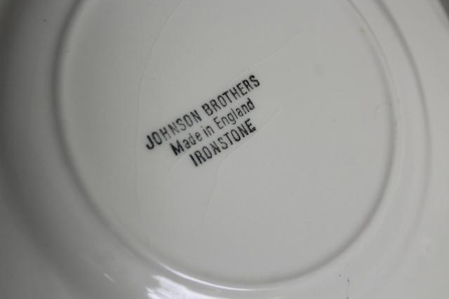 Johnson brothers made in england outlet ironstone