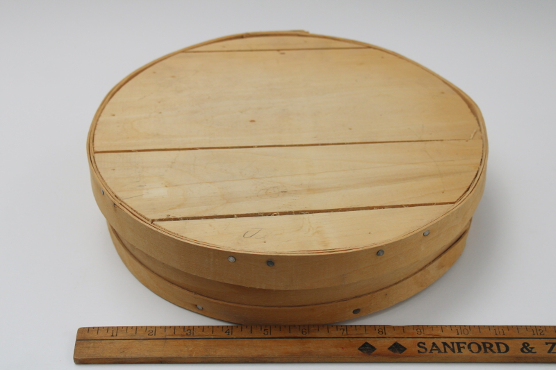 Large Wood Cheese Boxes with Lids