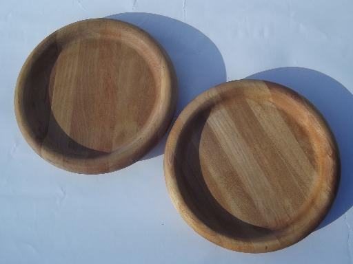 wood trivets for Corning Ware coffee / tea pots & Menu-ette glass pans