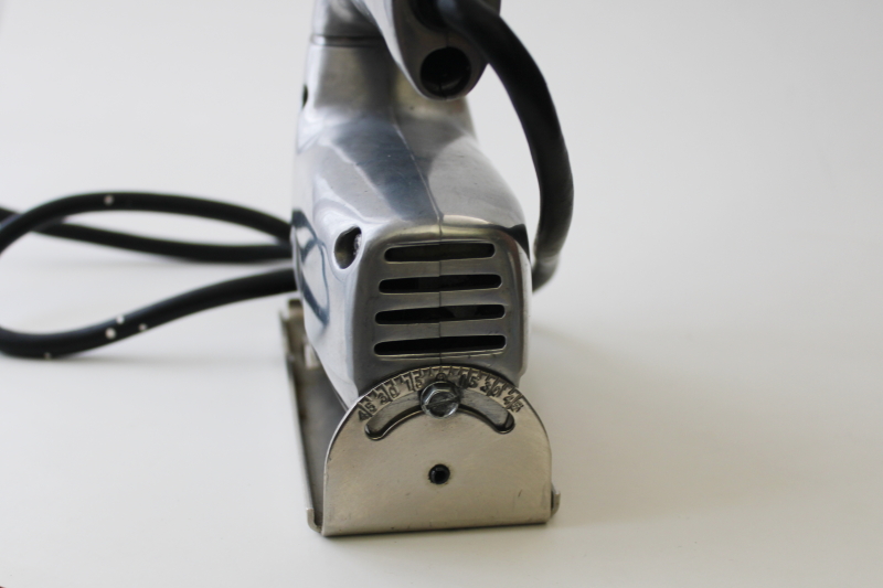 working midcentury vintage Shopcraft 9150T1 electric saber saw / jigsaw all metal