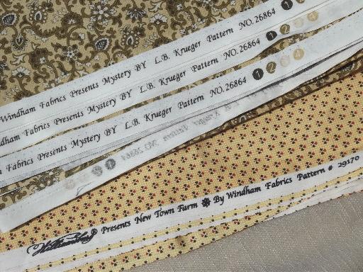 photo of 18 yds print cotton quilt fabric, quilting fabric lot shades of yellow gold  #6