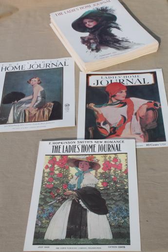 photo of 100+ art prints, antique reproduction cover art from Ladies Home Journal #1