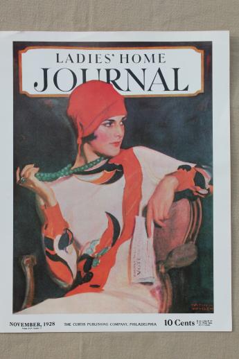 photo of 100+ art prints, antique reproduction cover art from Ladies Home Journal #2