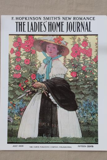 photo of 100+ art prints, antique reproduction cover art from Ladies Home Journal #4