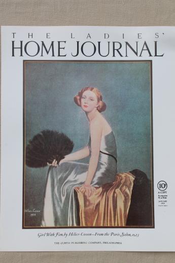 photo of 100+ art prints, antique reproduction cover art from Ladies Home Journal #5