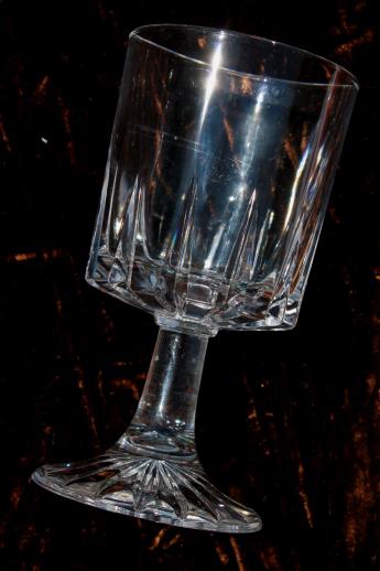 photo of 12 water glasses Zeus Royal Crystal Rock Italian lead crystal goblets RCR label #3