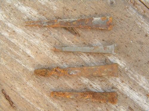 photo of 15LB lot primitive old square cut nails 1.3/1.5'' restoration hardware #2