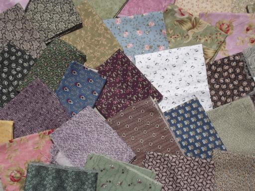 photo of 18 lbs cotton print quilt fabrics, designer quilting prints 200+ fat quarters  #4