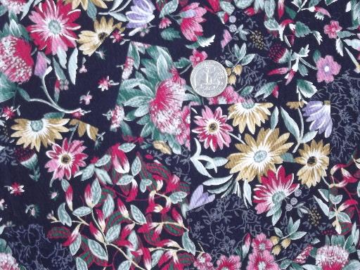 photo of 18 yds print cotton quilt fabric, floral prints quilting fabric lot  #3