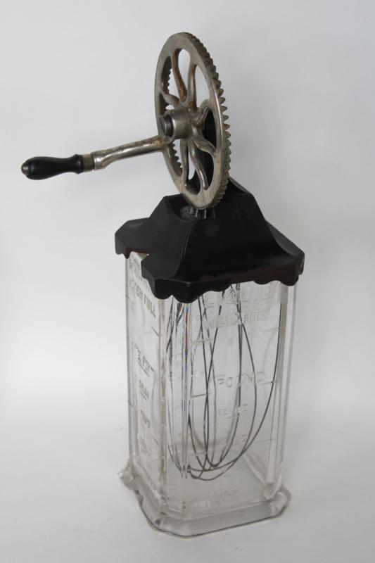 photo of 1800s vintage beater jar egg whip whisk drink mixer Silver's - Brooklyn #5